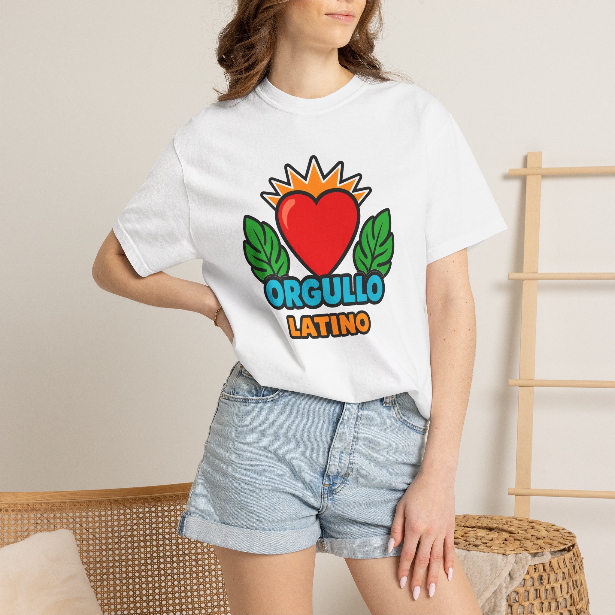 Orgullo Latino Heritage Heavyweight Tee ❤️🌿