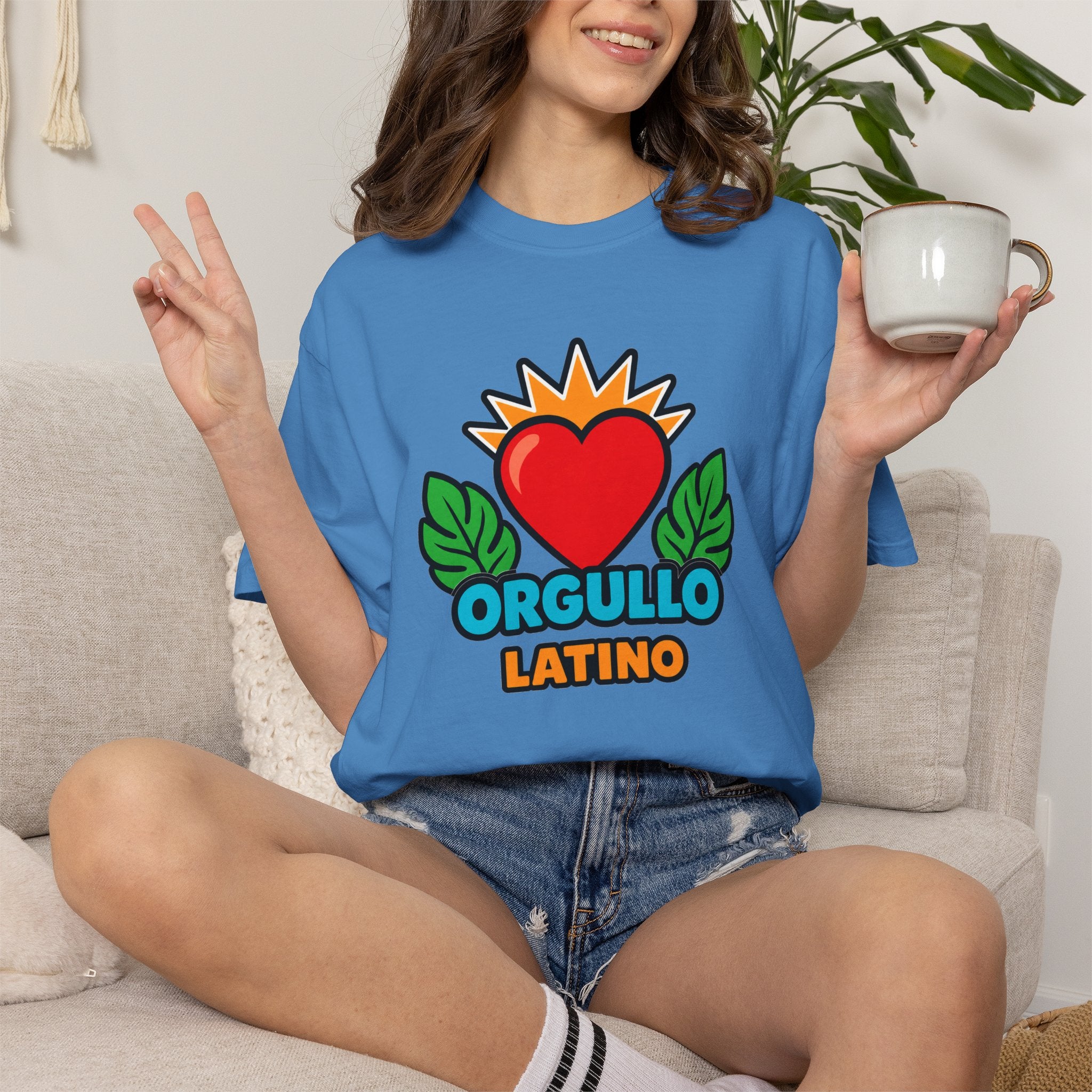Orgullo Latino Heritage Heavyweight Tee ❤️🌿