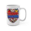 Groovy Teacher Retro Coffee Cup - Colorful School-Themed Teacher Gift | Teacher Appreciation Mug