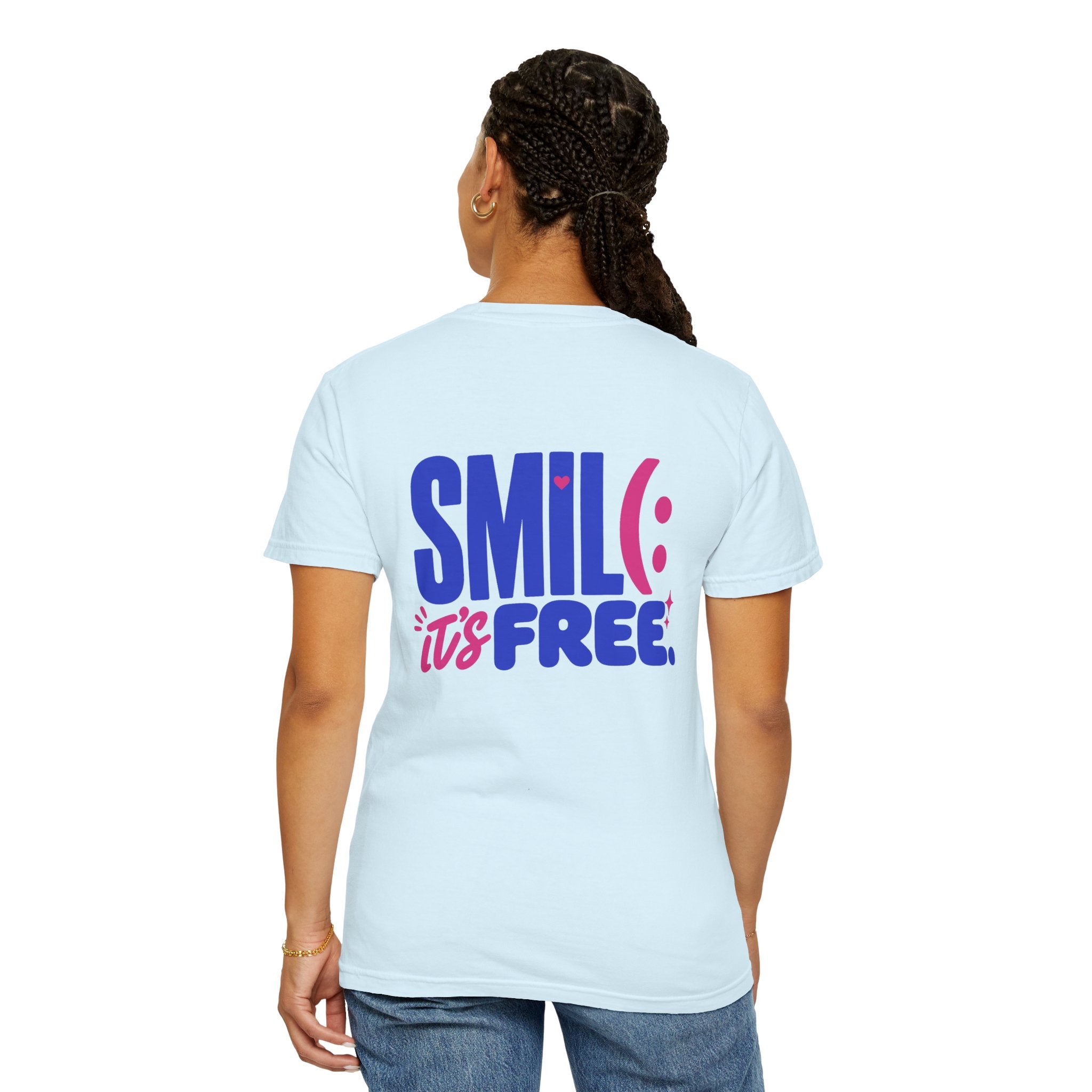 SMIL(: It’s Free Garment-Dyed Graphic Tee