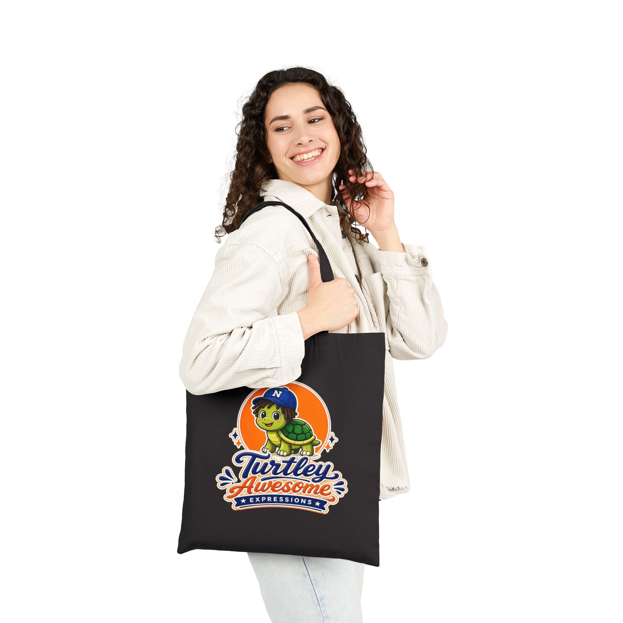 Turtley Awesome Expressions - Canvas Tote, Eco-Friendly Market and Grocery Bag