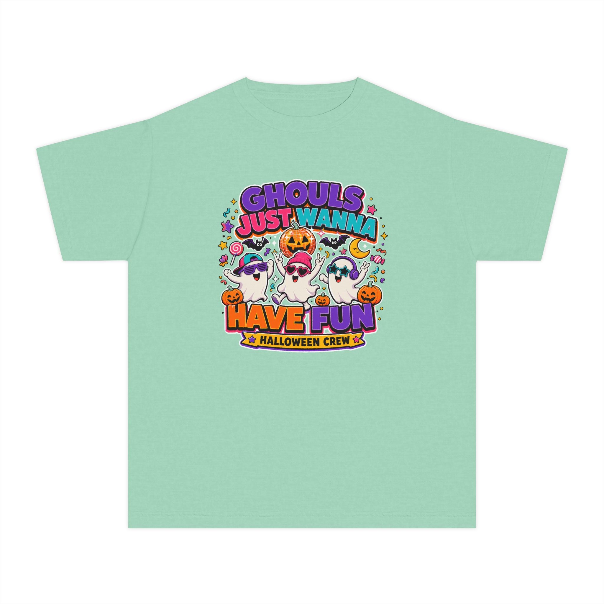 Ghouls Just Wanna Have Fun Youth Halloween Tee 🎃👻