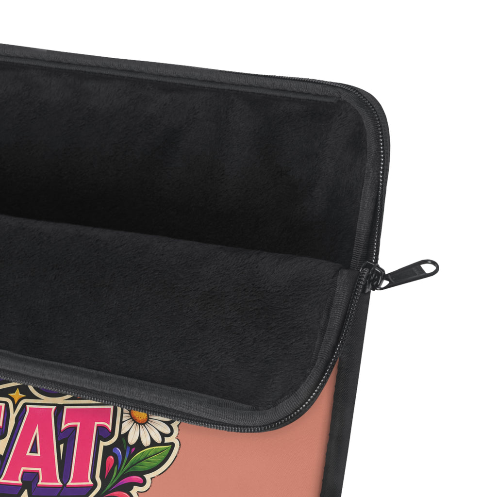 Make Today Great Laptop Sleeve — Bright Floral Motivational Sleeve