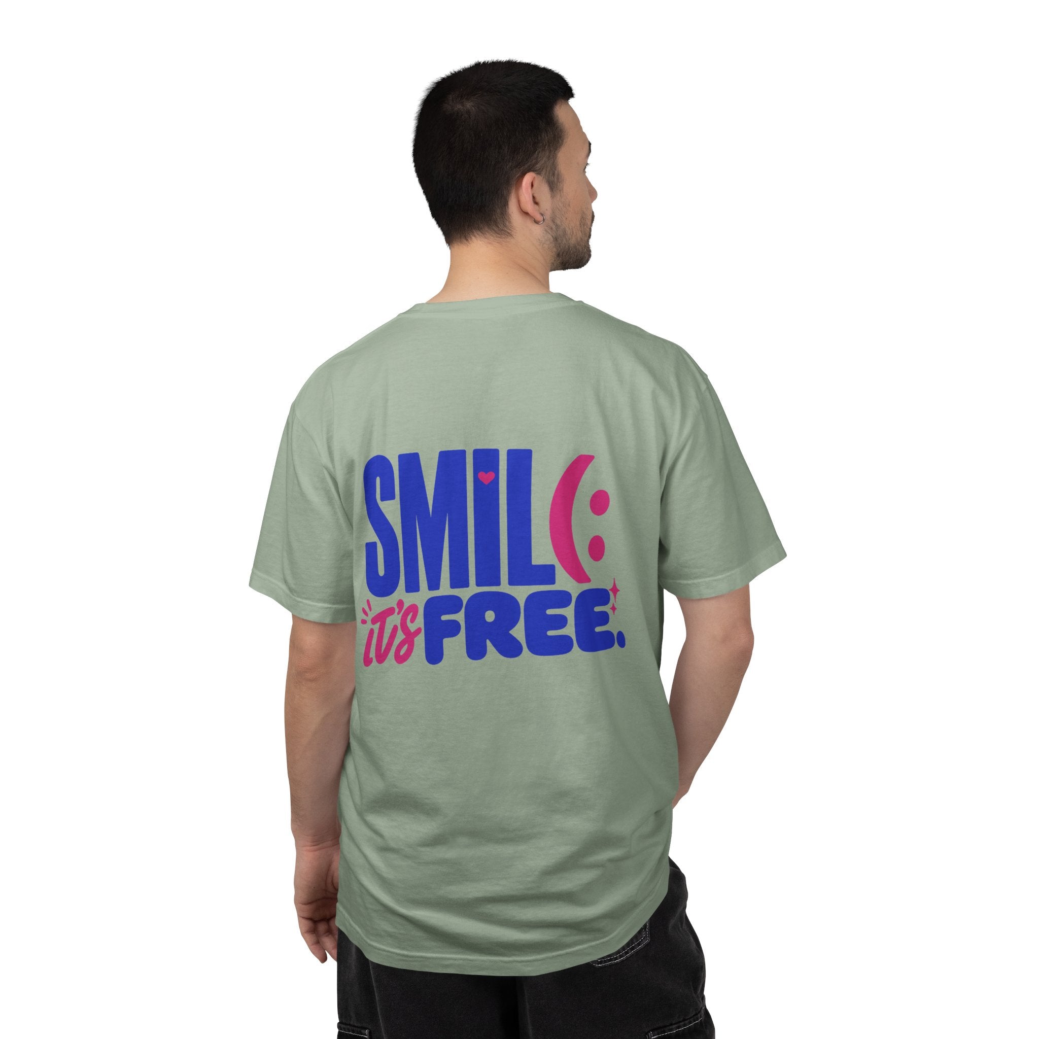 SMIL(: It’s Free Garment-Dyed Graphic Tee