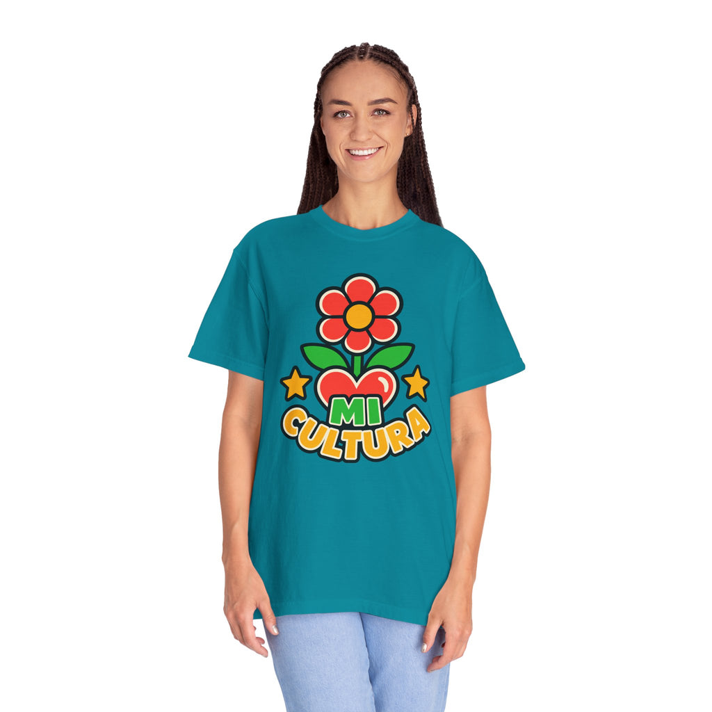 Mi Cultura Latino Heritage Heavyweight Tee 🌺❤️