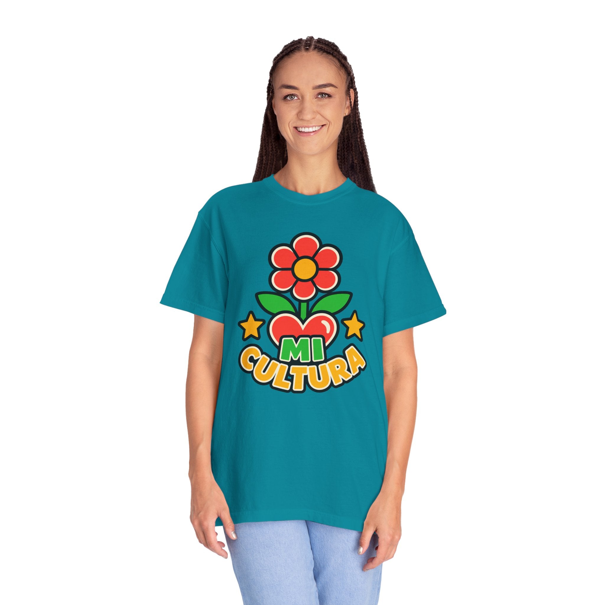 Mi Cultura Latino Heritage Heavyweight Tee 🌺❤️