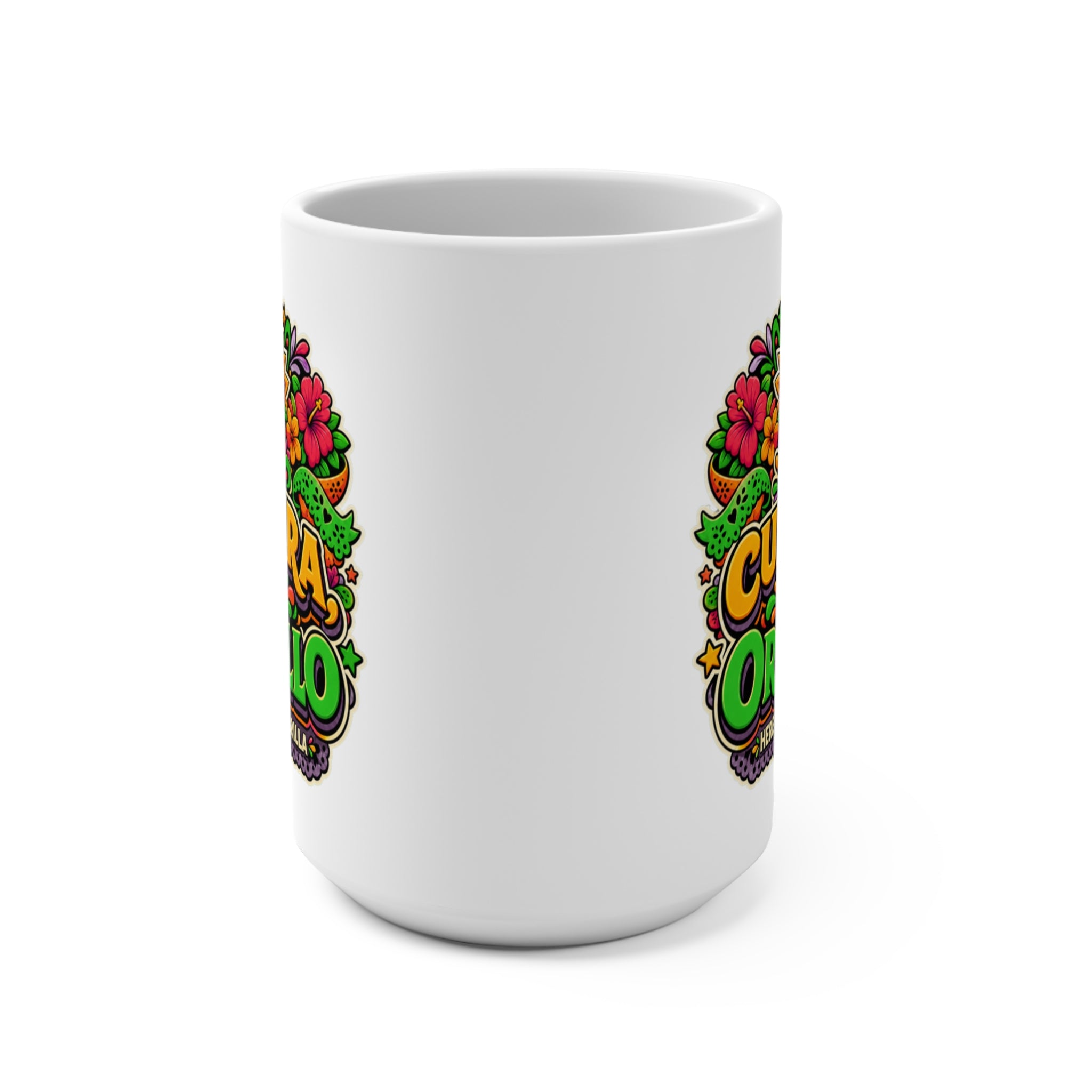 Mi Cultura Mi Orgullo Mug - Hispanic Heritage Coffee Cup - Latino Pride Gift for Latina Women, Cultural Celebration and Family