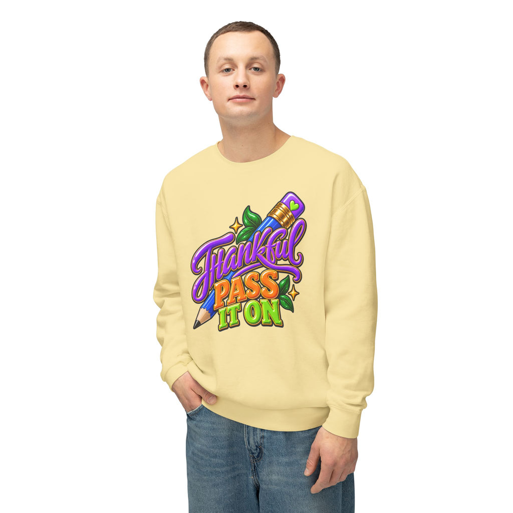 Thankful "Pass It On" Crewneck Sweatshirt