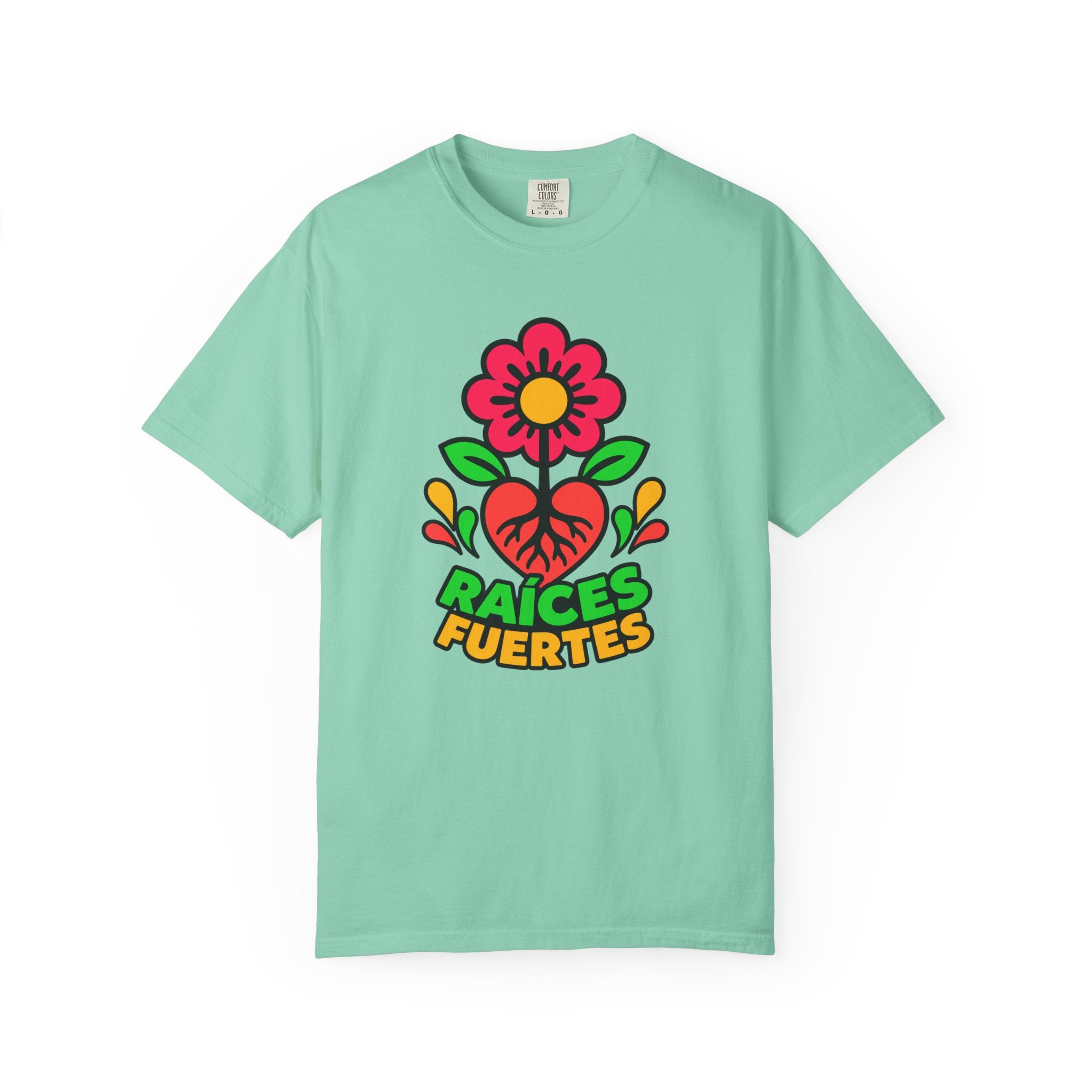 Raíces Fuertes Latino Heritage Heavyweight Tee 🌺❤️