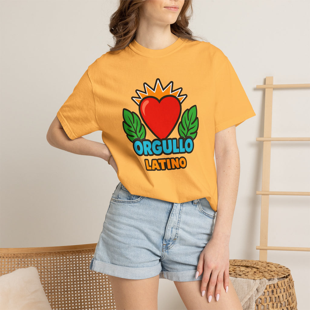 Orgullo Latino Heritage Heavyweight Tee ❤️🌿