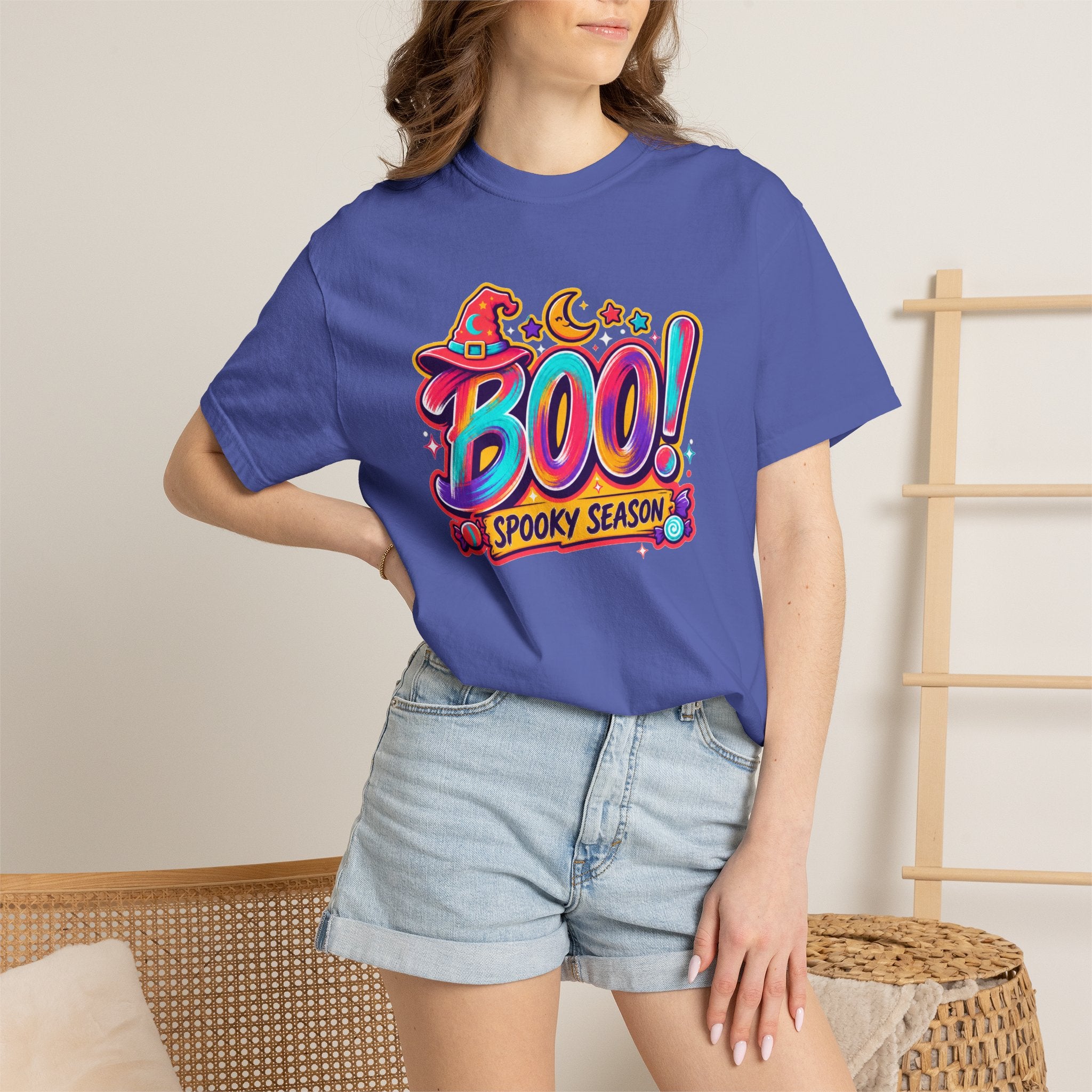 BOO! Spooky Season Heavyweight Tee 🎃✨