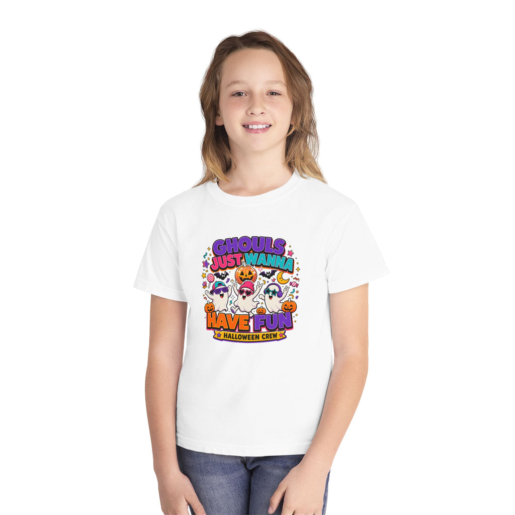 Ghouls Just Wanna Have Fun Youth Halloween Tee 🎃👻
