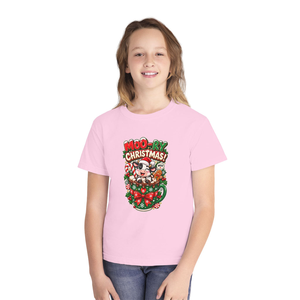 MOO-RY Christmas Youth Tee