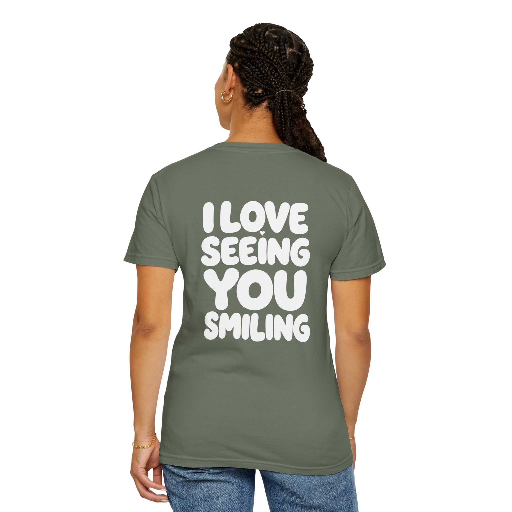 Hi Lovely Human — Inspirational Garment-Dyed Adult T-Shirt