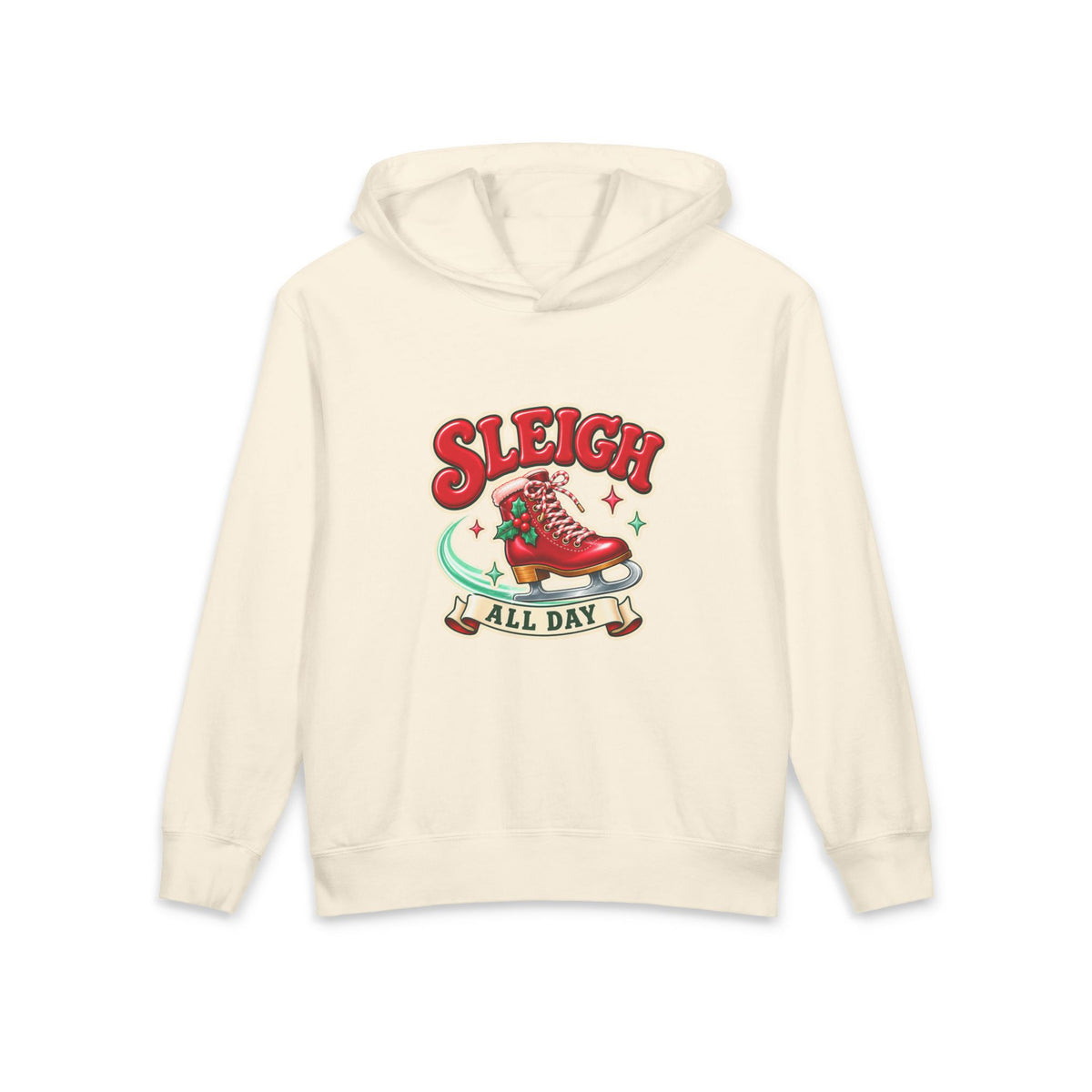 Sleigh All Day Youth Christmas Hoodie