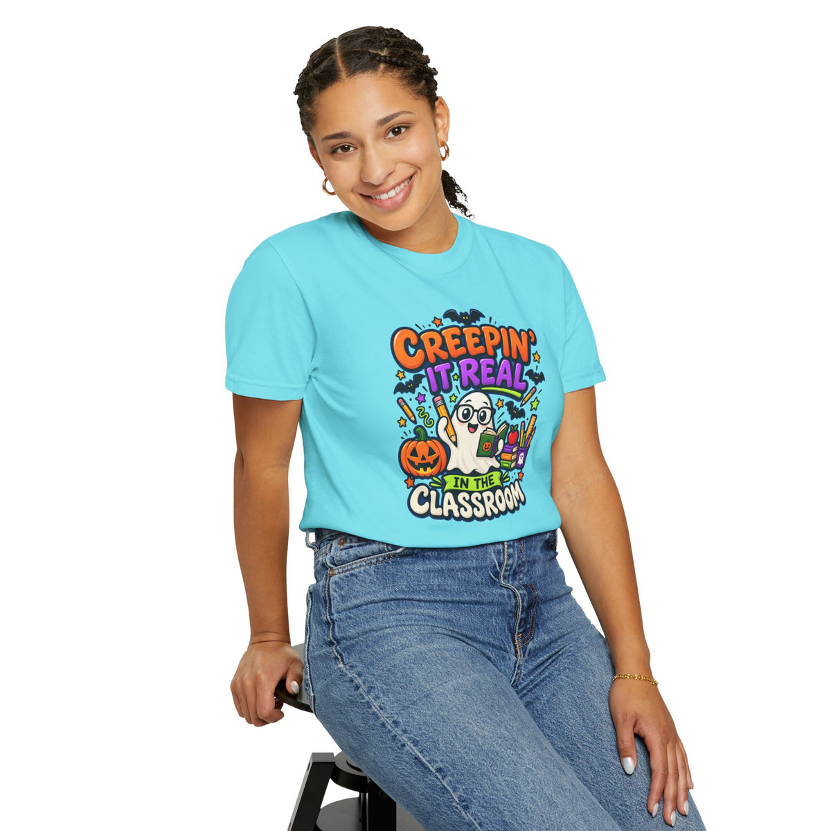Creepin' It Real in the Classroom Halloween T-Shirt