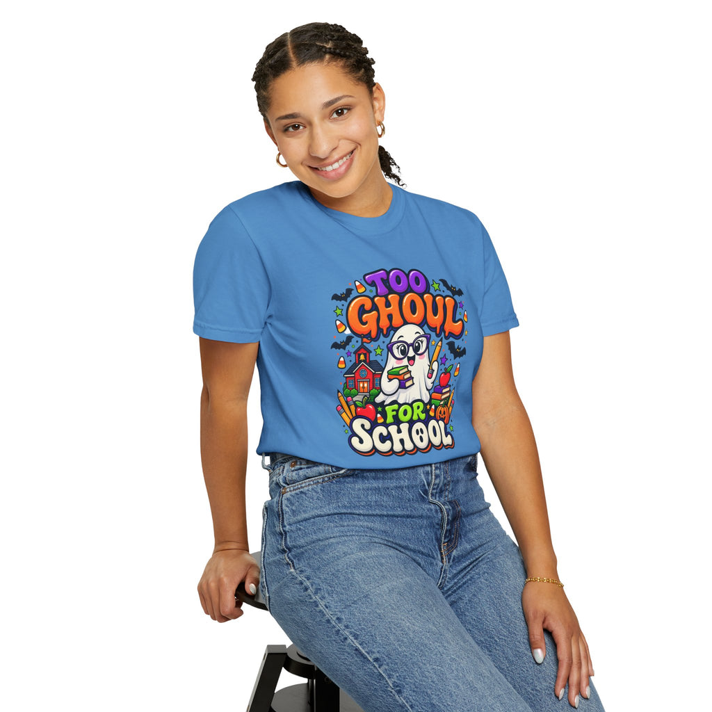 Too Ghoul for School T-Shirt — Cute Halloween Ghost Back-to-School Tee