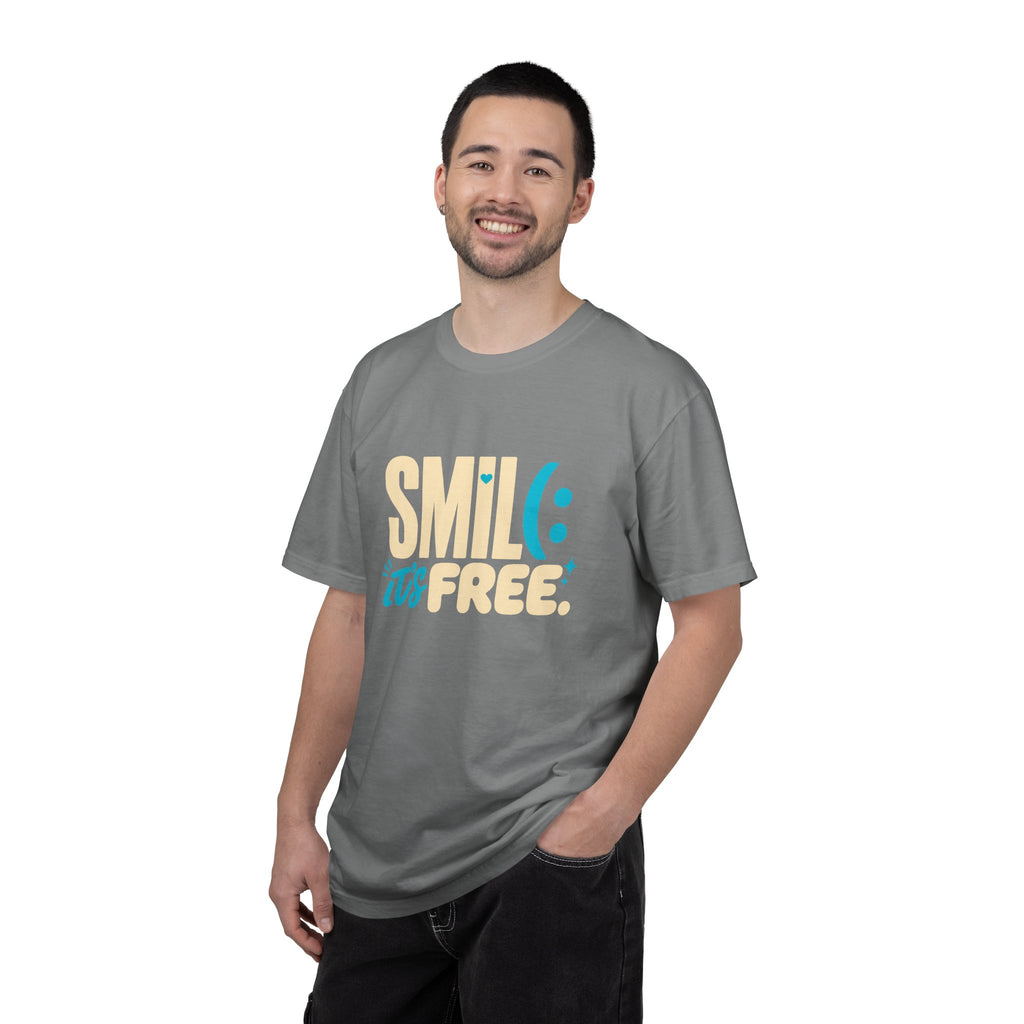 SMIL(: It’s Free Garment-Dyed Graphic Tee