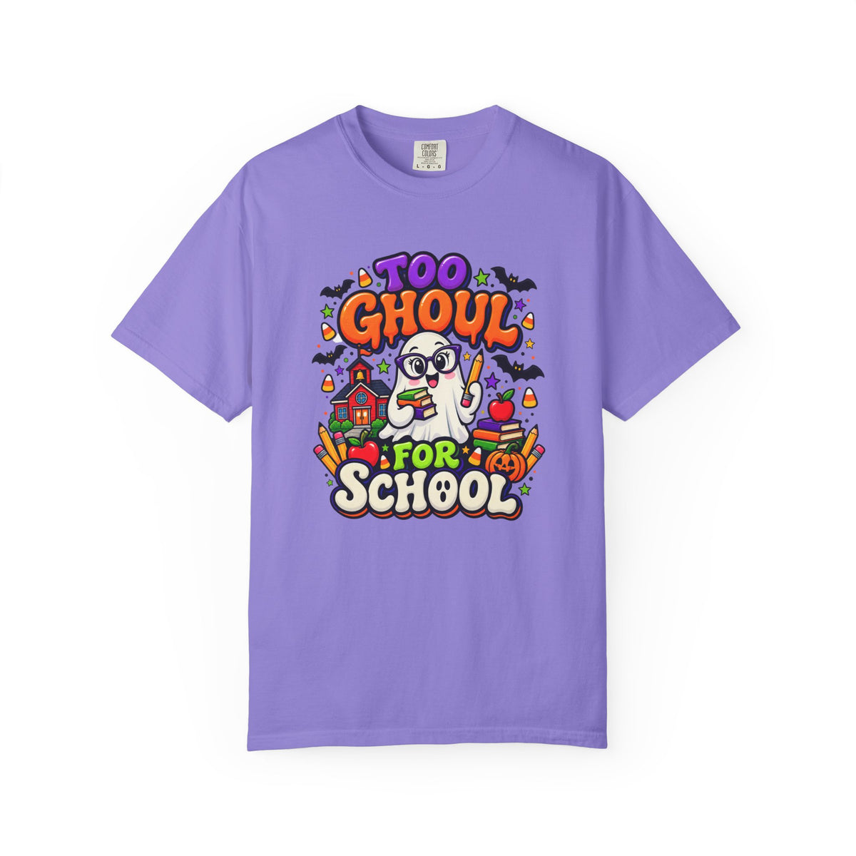 Too Ghoul for School T-Shirt — Cute Halloween Ghost Back-to-School Tee
