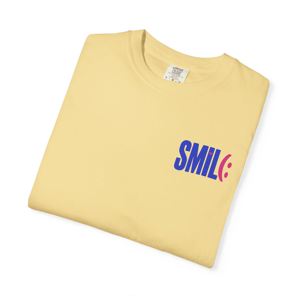 SMIL(: It’s Free Garment-Dyed Graphic Tee