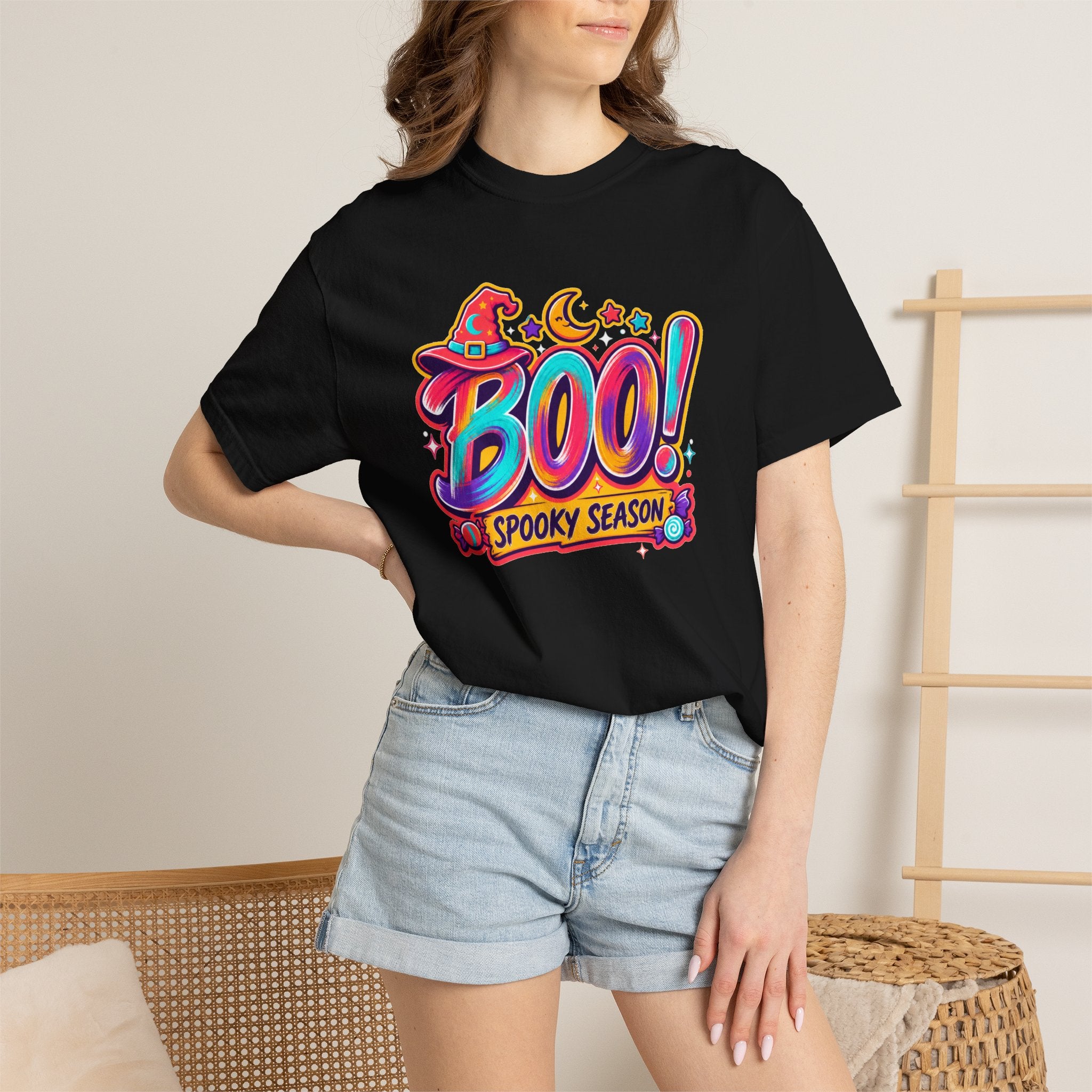 BOO! Spooky Season Heavyweight Tee 🎃✨