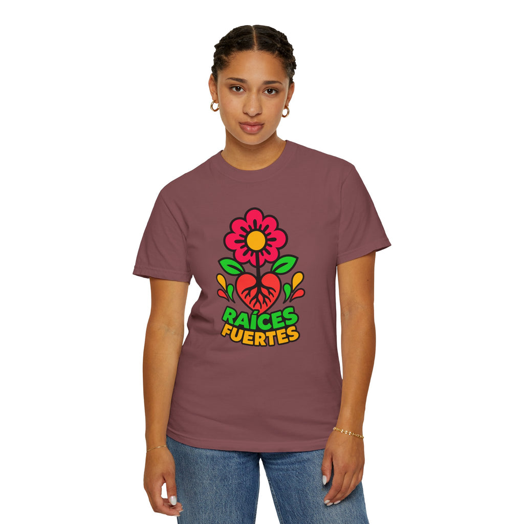Raíces Fuertes Latino Heritage Heavyweight Tee 🌺❤️