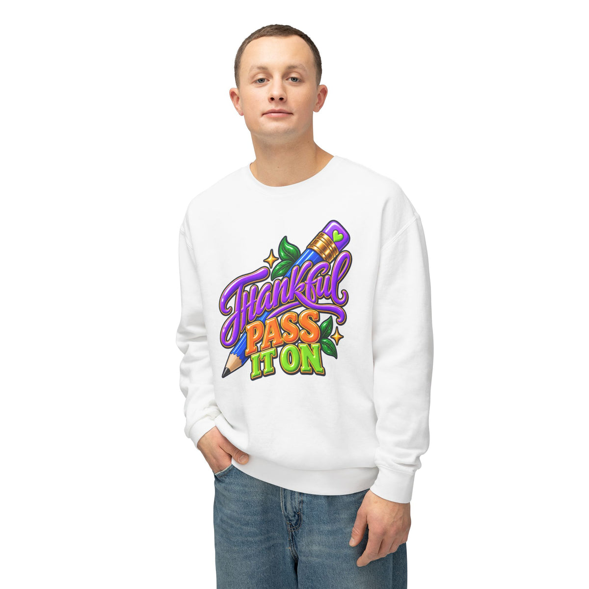 Thankful "Pass It On" Crewneck Sweatshirt