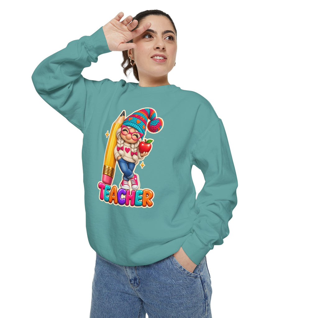 Gnome Teacher Classroom Christmas Holiday Sweatshirt
