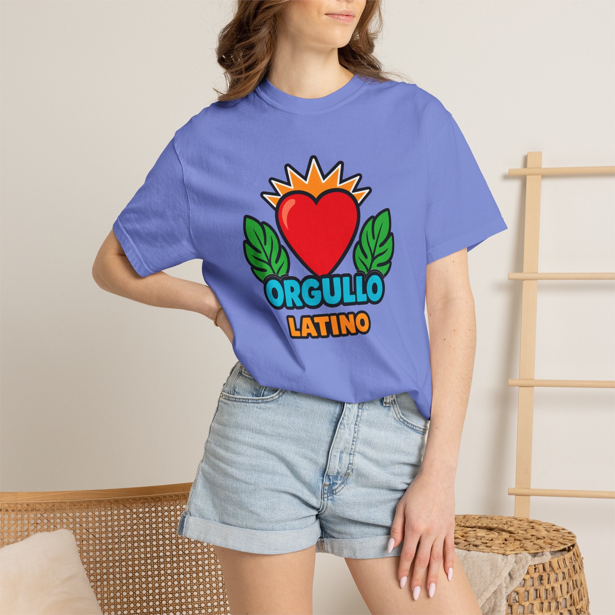 Orgullo Latino Heritage Heavyweight Tee ❤️🌿
