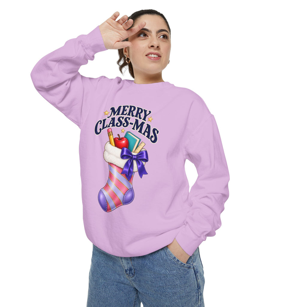 Merry Class-Mas Teacher Christmas Sweatshirt