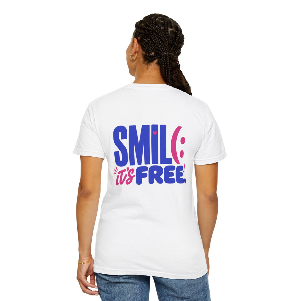 SMIL(: It’s Free Garment-Dyed Graphic Tee