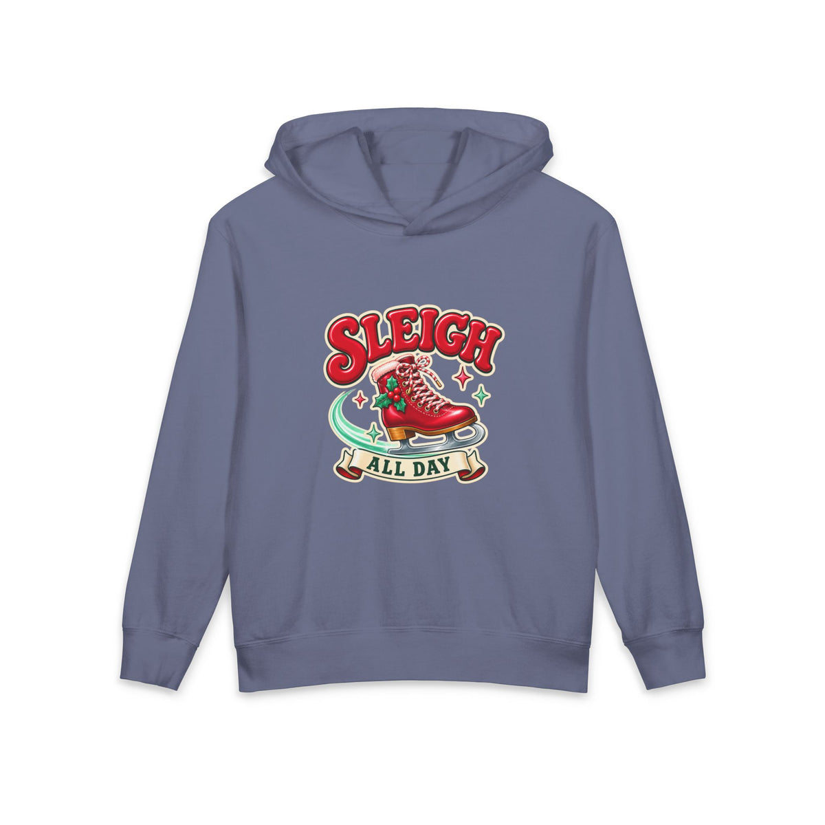 Sleigh All Day Youth Christmas Hoodie