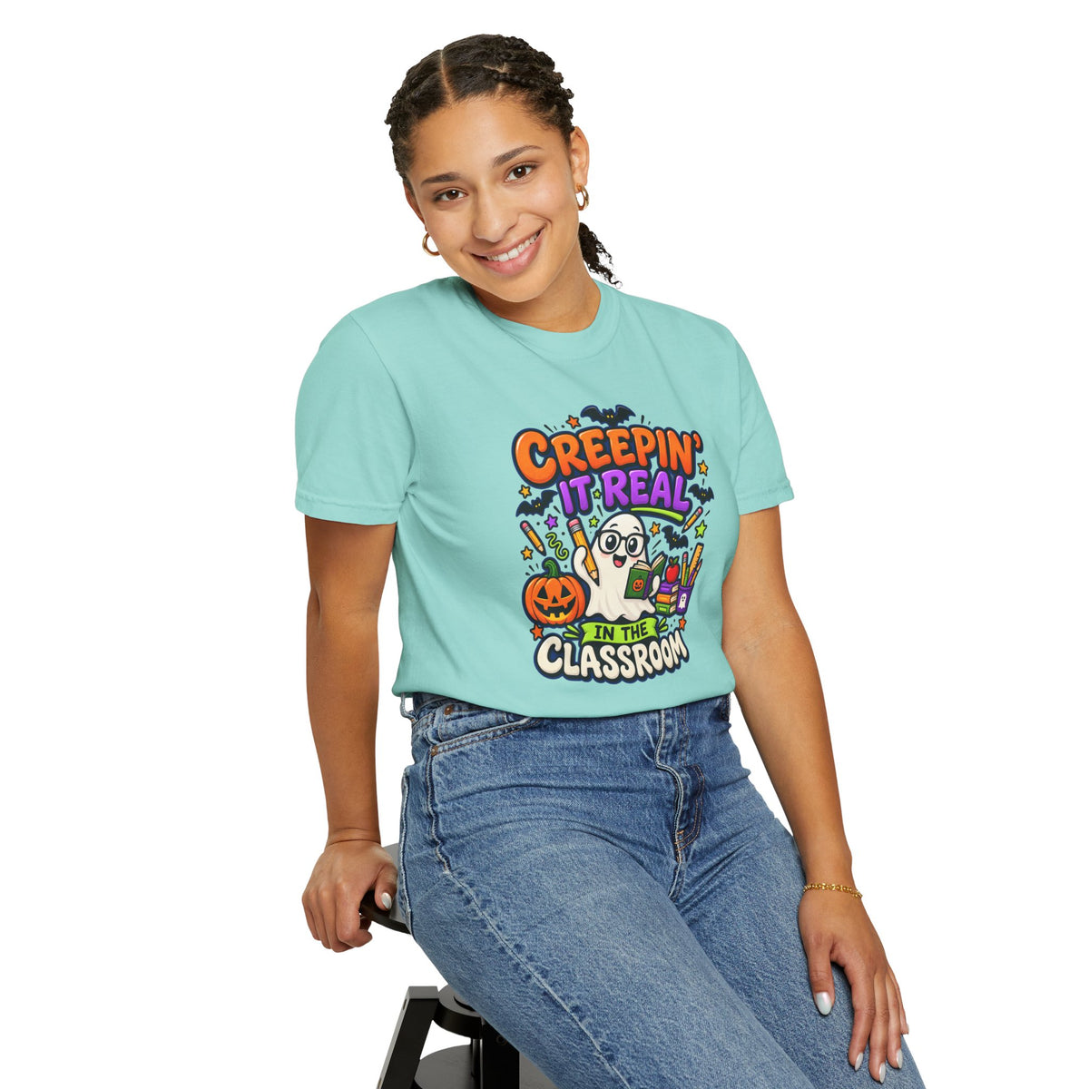 Creepin' It Real in the Classroom Halloween T-Shirt