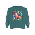 Twinkle Time Christmas - Colorful Holiday Light Graphic  Sweatshirt