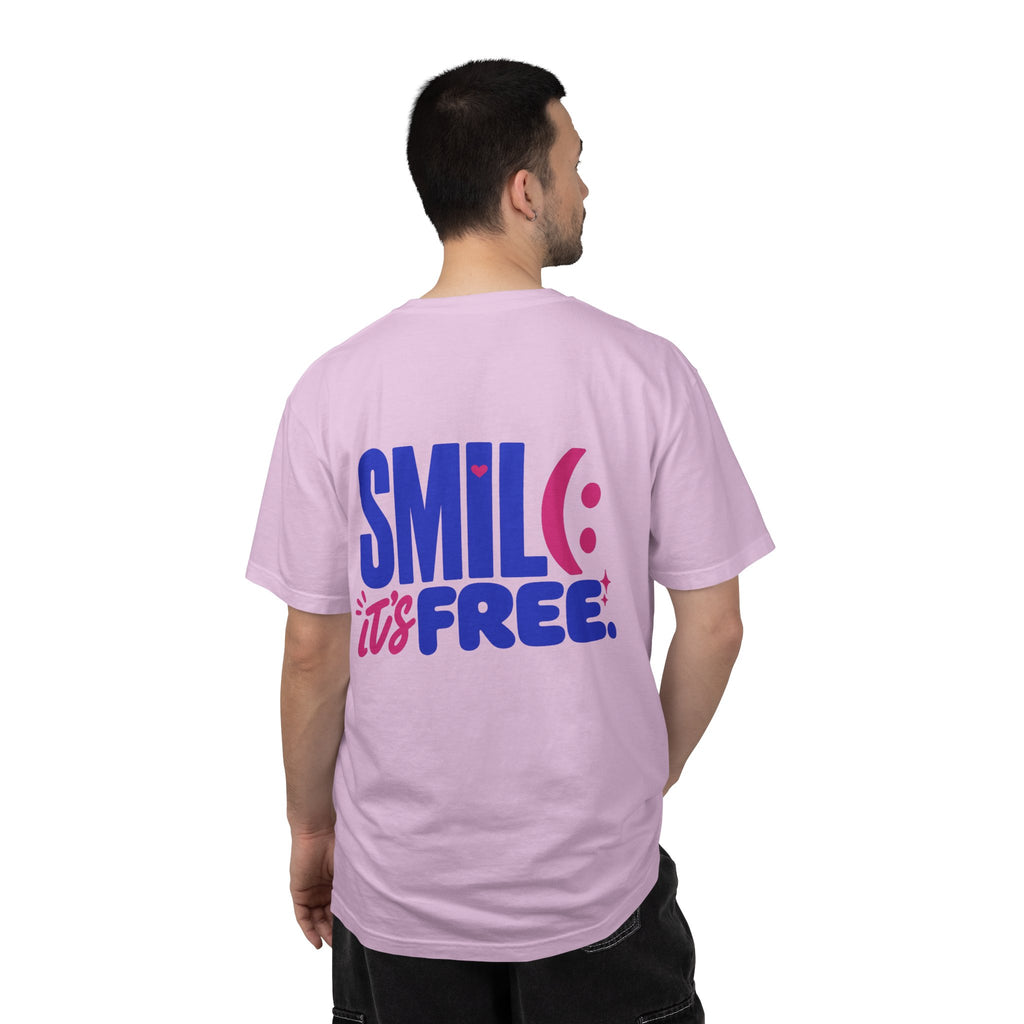 SMIL(: It’s Free Garment-Dyed Graphic Tee