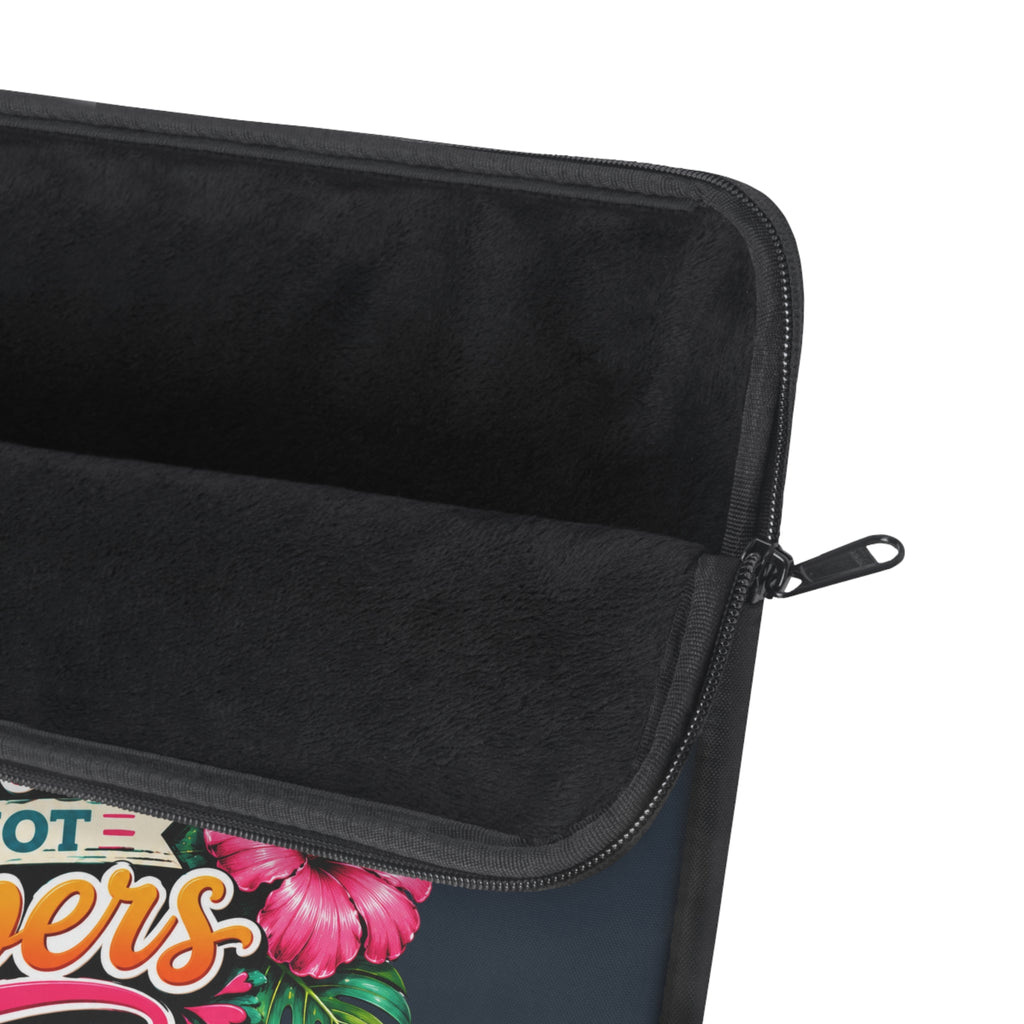 Collect Moments, Not Papers - Deep Passport Laptop and iPad Sleeve