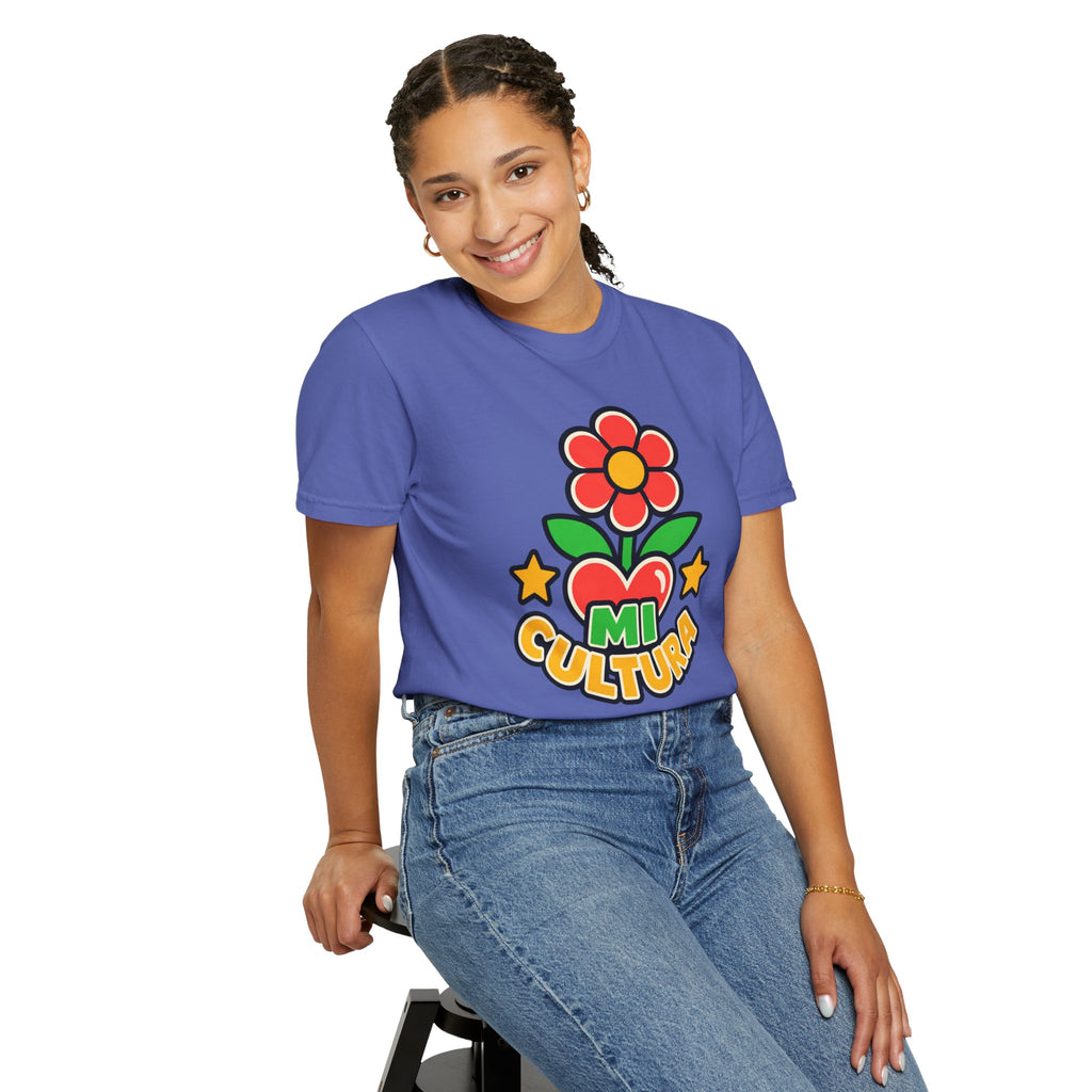 Mi Cultura Latino Heritage Heavyweight Tee 🌺❤️