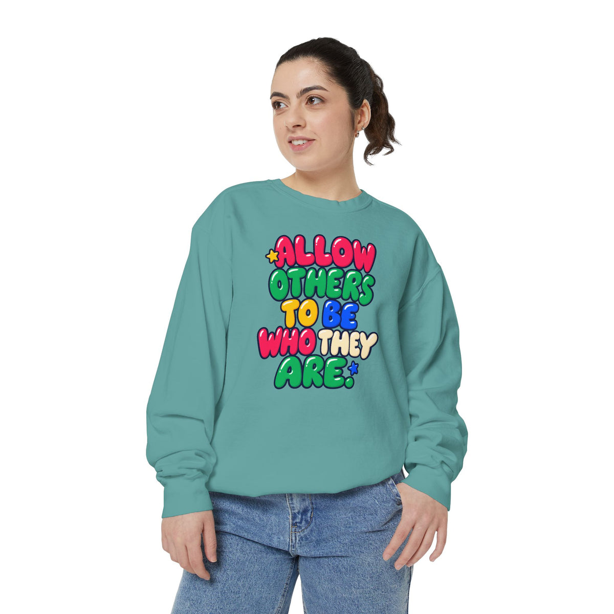 Allow Others to Be Who They Are Sweatshirt | Kindness & Acceptance Crewneck 🌼💛