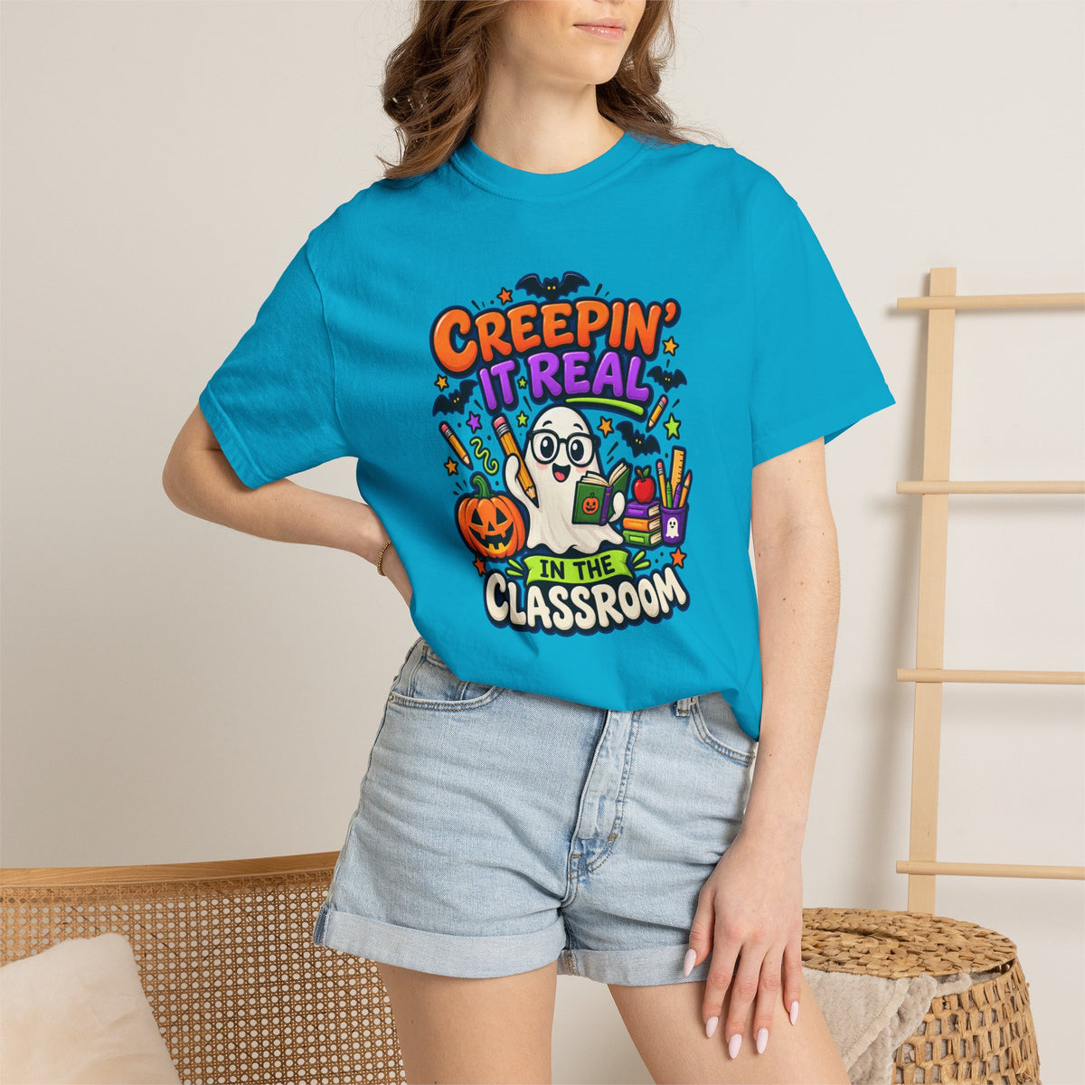 Creepin' It Real in the Classroom Halloween T-Shirt
