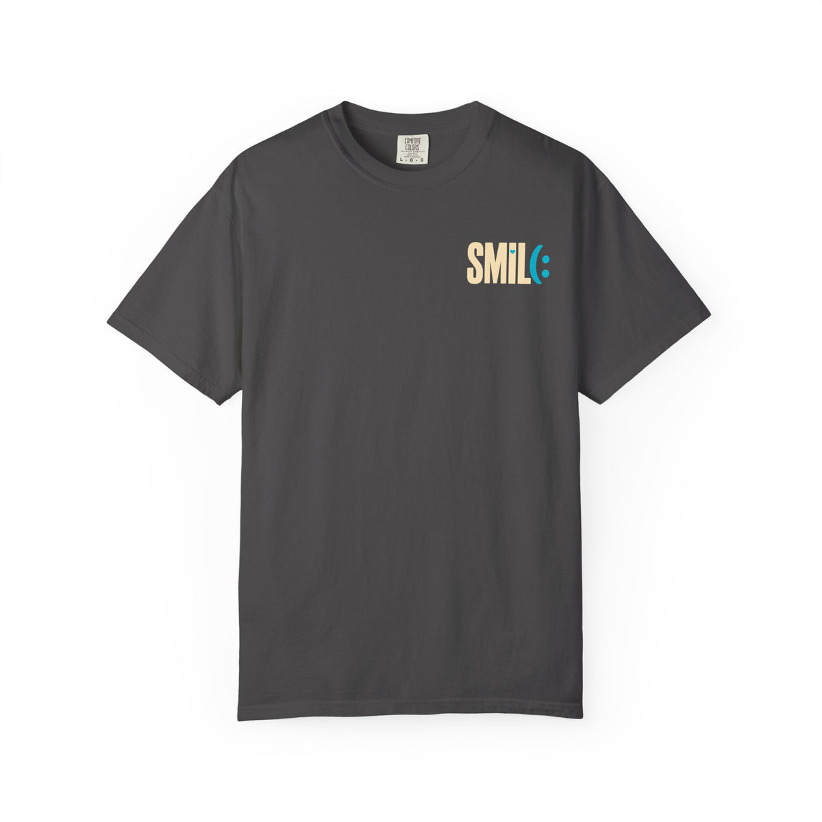 SMILE IT’S FREE! Front and Back Garment-Dyed Tee
