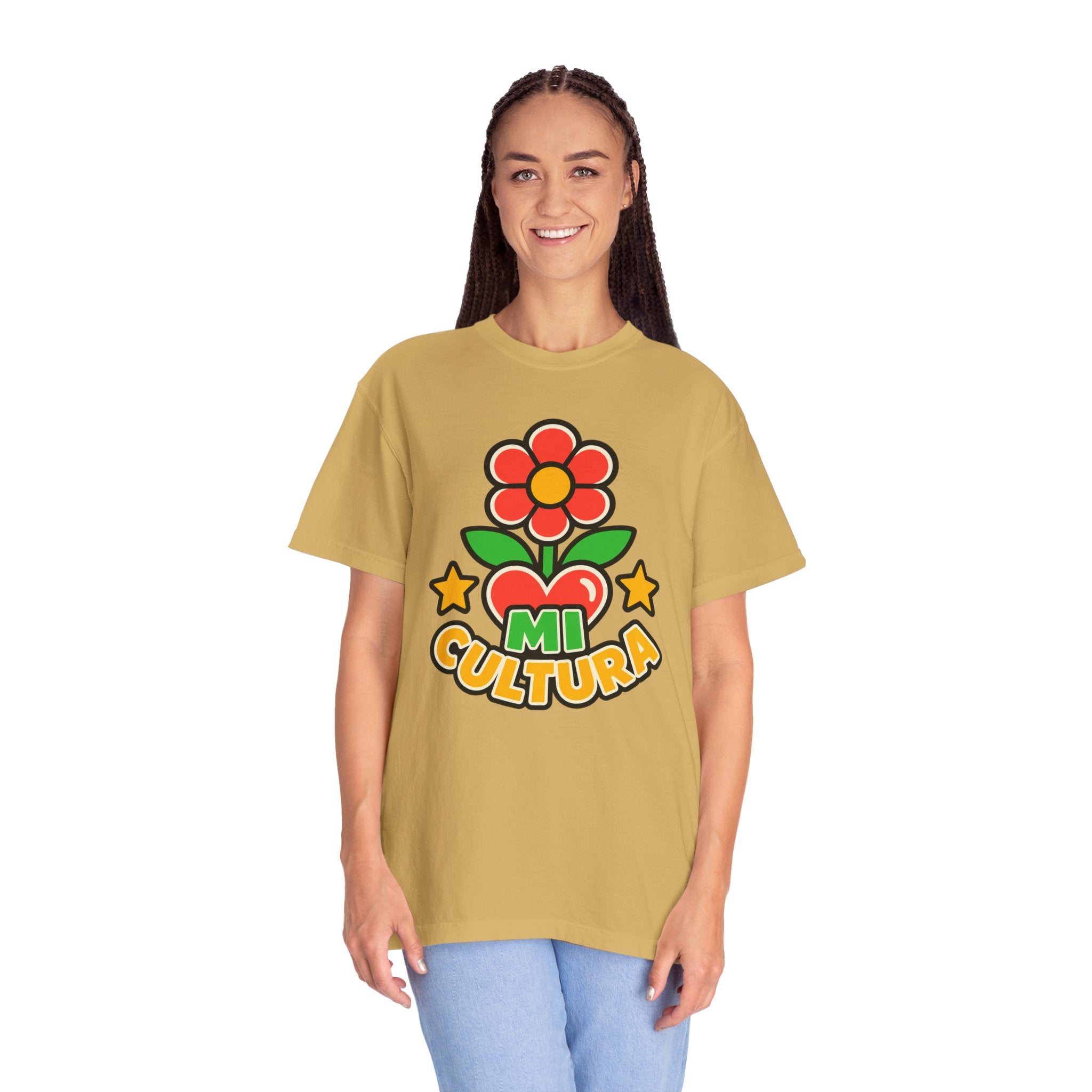 Mi Cultura Latino Heritage Heavyweight Tee 🌺❤️