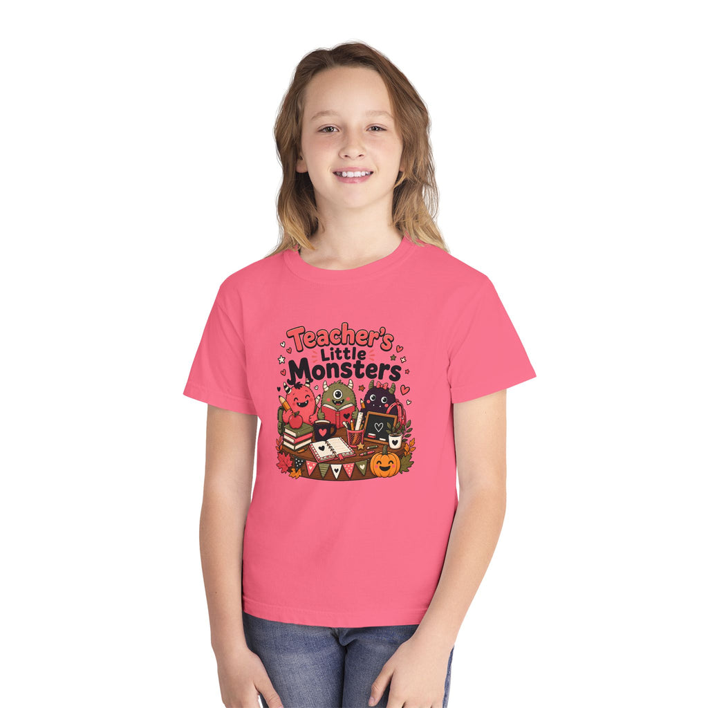 Teacher’s Little Monsters Youth Retro Tee 🍎📚