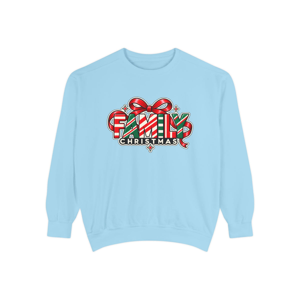 Family Christmas Candy Cane Holiday Sweatshirt