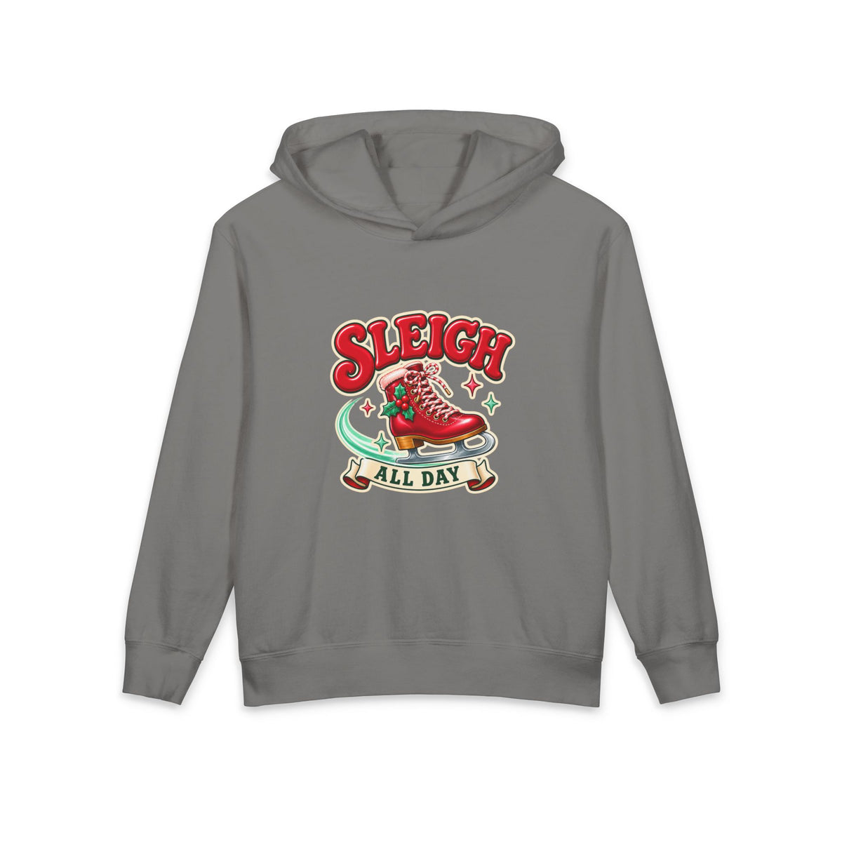 Sleigh All Day Youth Christmas Hoodie