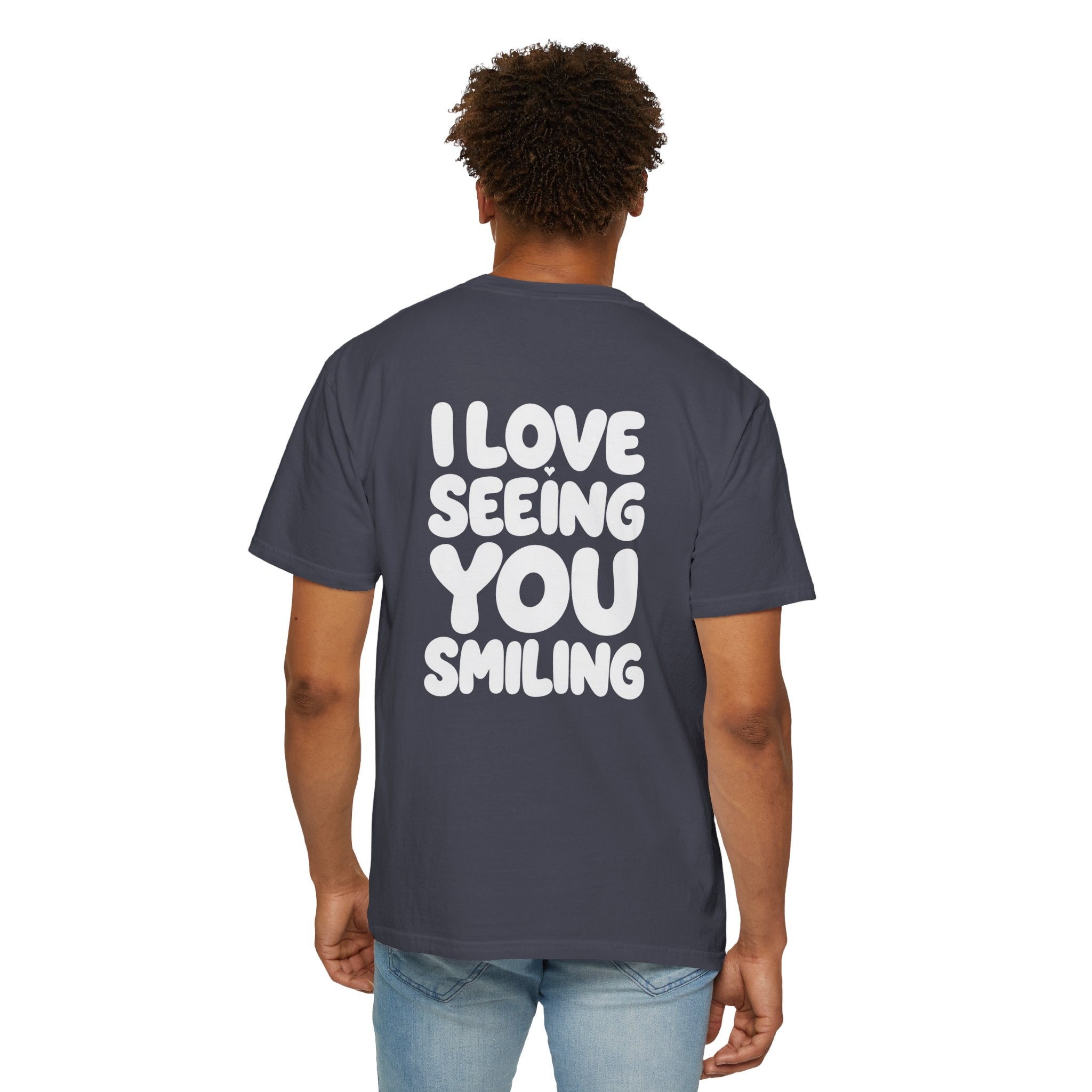 Hi Lovely Human — Inspirational Garment-Dyed Adult T-Shirt
