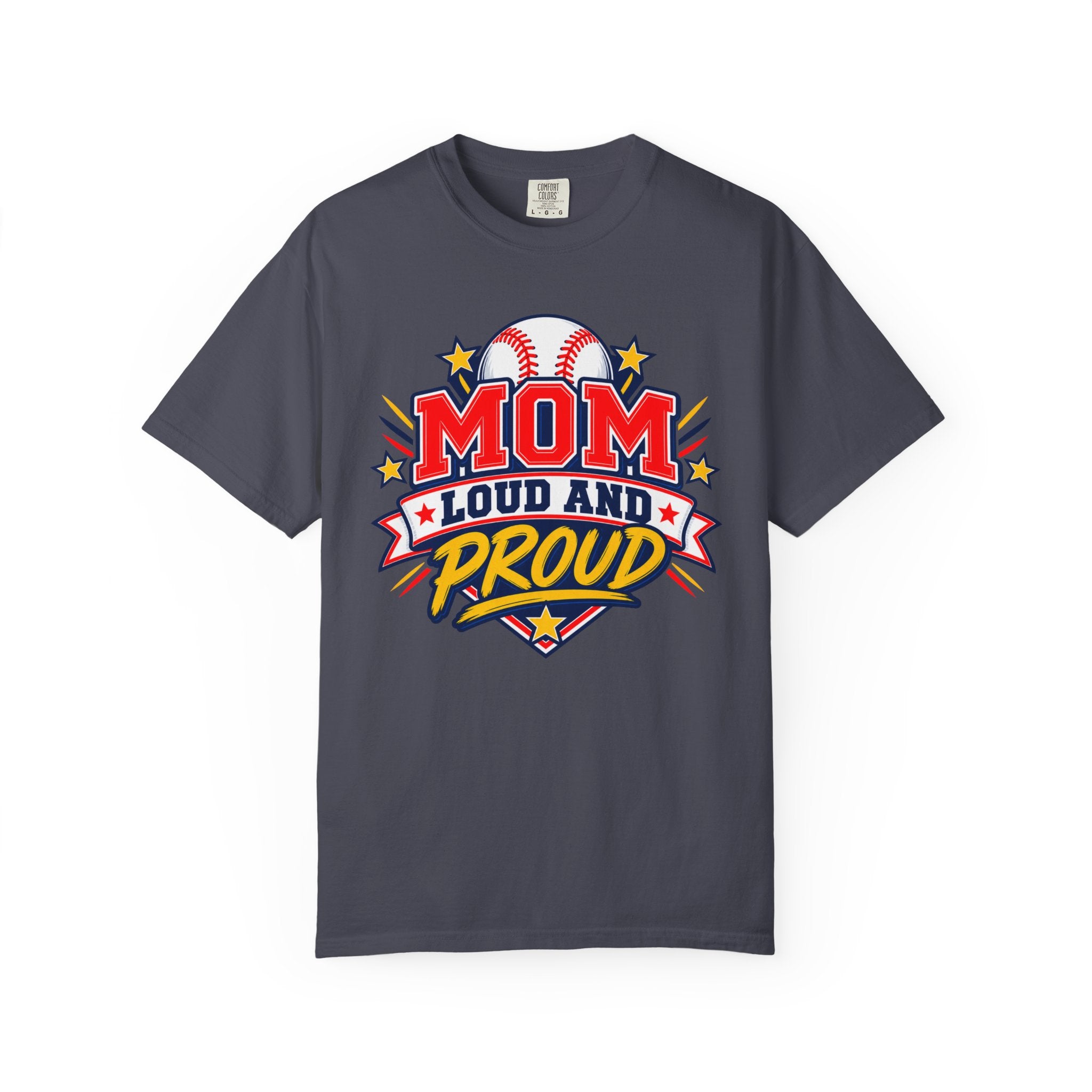 Baseball Mom Loud and Proud Comfort Colors® Tee ⚾️💙