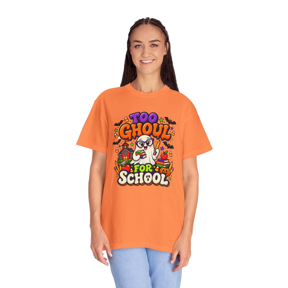 Too Ghoul for School T-Shirt — Cute Halloween Ghost Back-to-School Tee