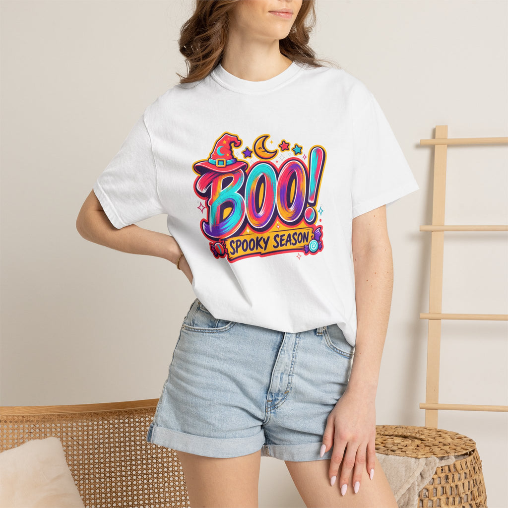 BOO! Spooky Season Heavyweight Tee 🎃✨