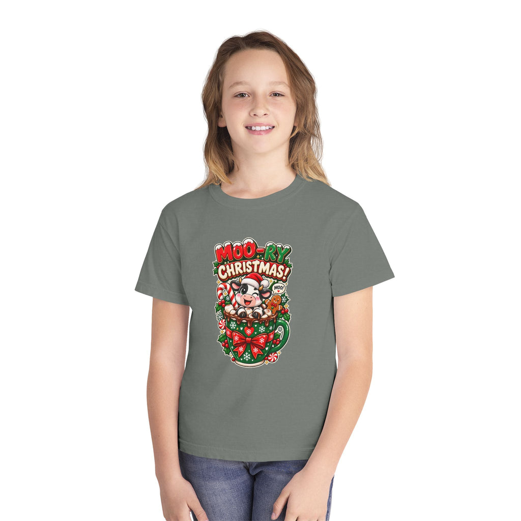 MOO-RY Christmas Youth Tee