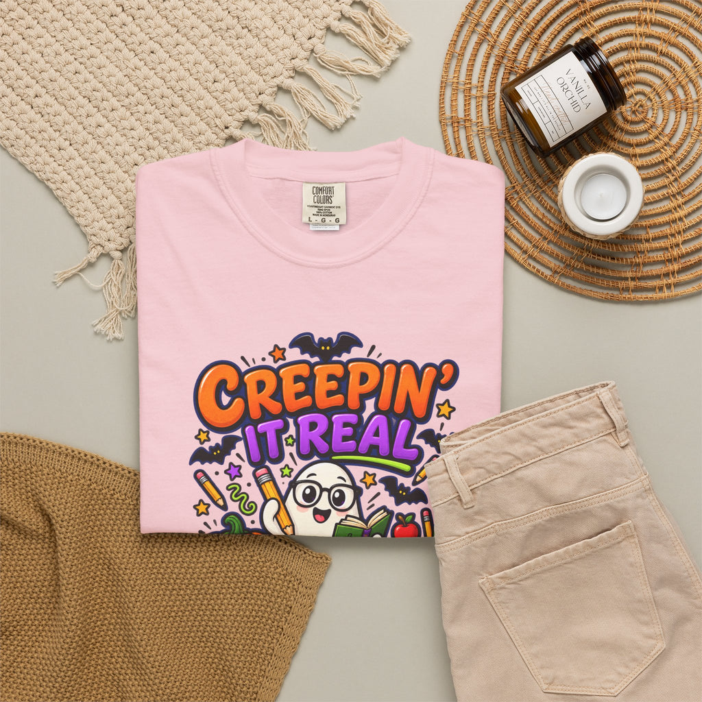 Creepin' It Real in the Classroom Halloween T-Shirt